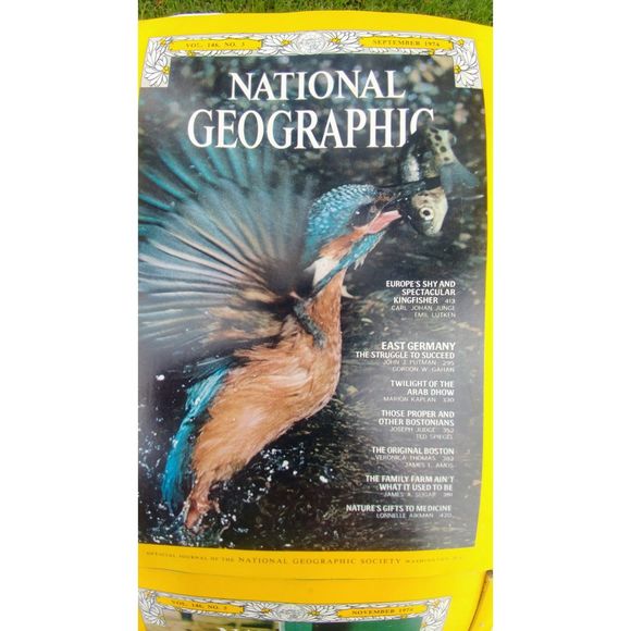 Vintage Bundle of four (4) 1974 National Geographic magazines - Picture 3 of 8